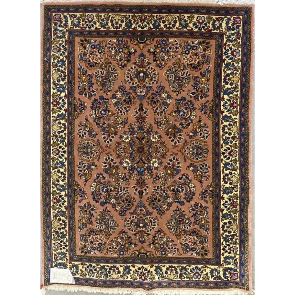 One Of The Kind Persian Sarough Rug 6'10" x 4'7" zandirugs